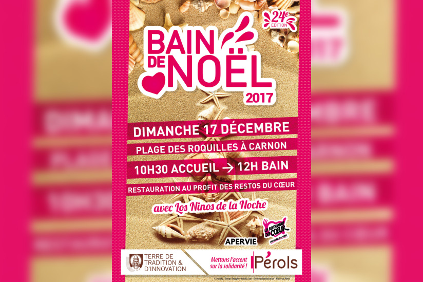 Bain de Noël à Pérols