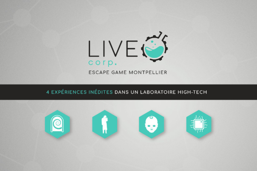 LIVE Corp. Escape Game Montpellier en Intérieur ou en Extérieur