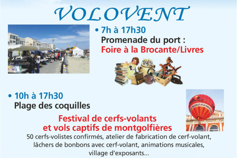 Volovent - Festival de Cerfs Volants à Palavas-les-Flots