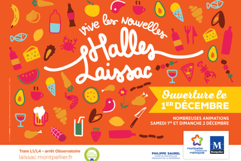 Ouverture des nouvelles Halles Laissac à Montpellier