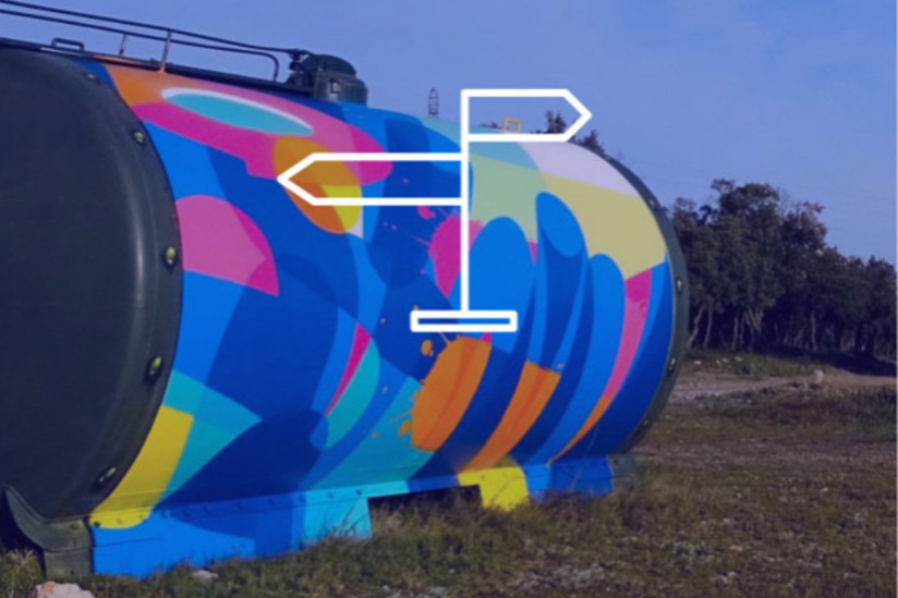 Visite guidée Cit'Art - le street-art sur un sentier de randonnée