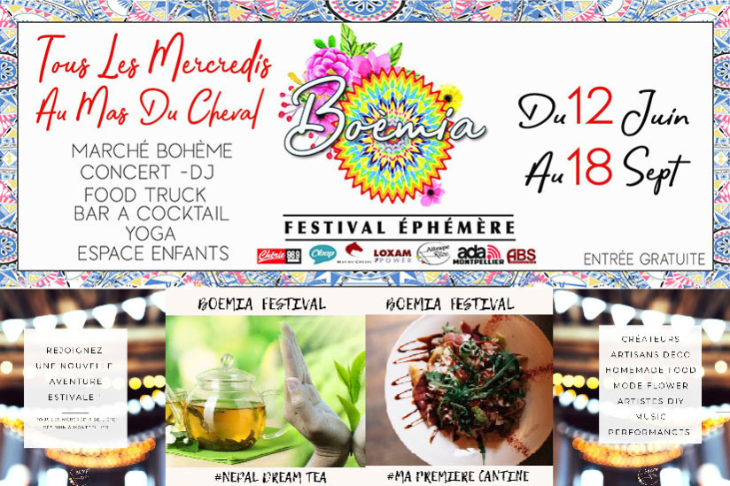 Bohémia - Festival Ephémère au Mas du Cheval