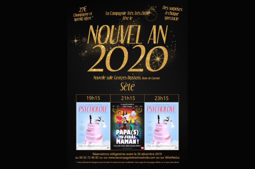 Soirée du nouvel an - Théâtre - Sète 
