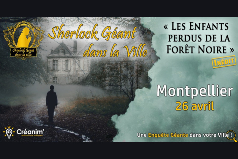 Sherlock Holmes Géant dans Montpellier