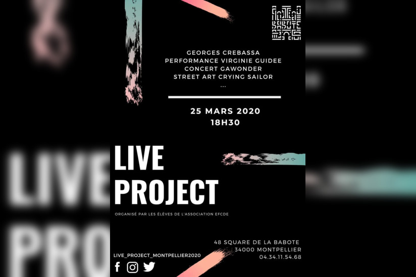 Live Project Montpellier 2020