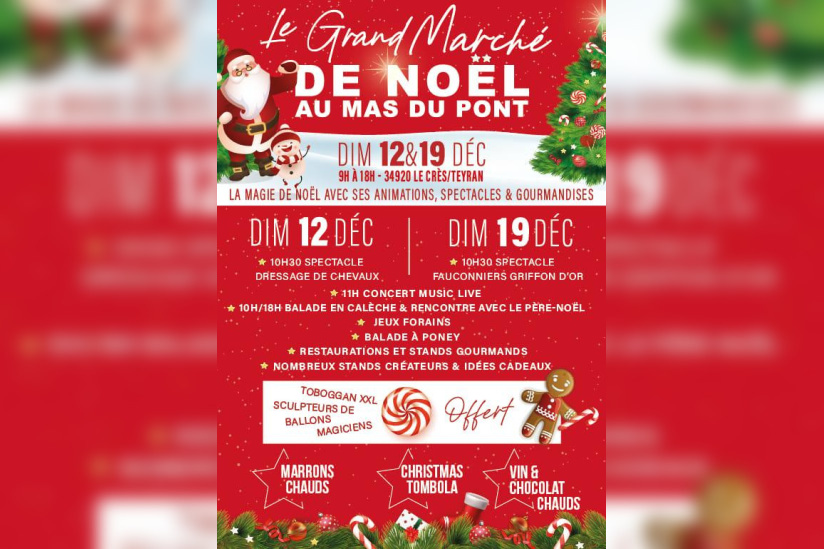 Le Grand Marché de Noël au Mas du Pont