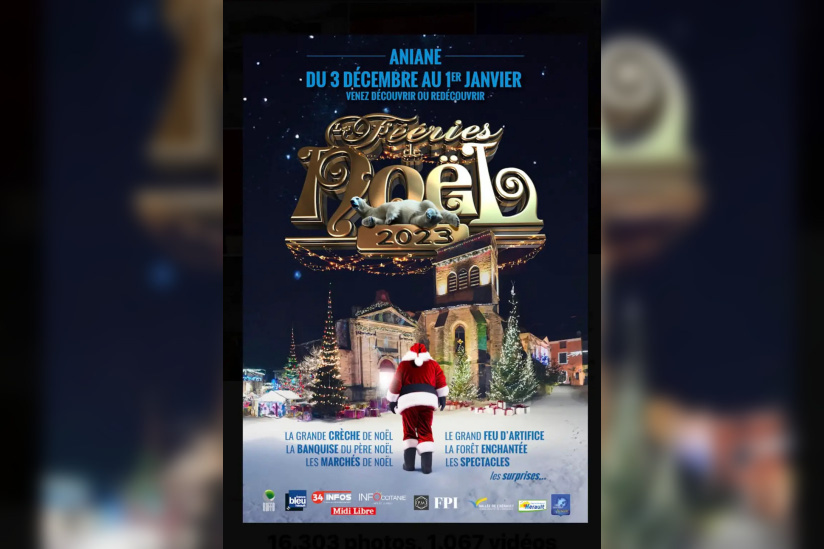 Les Féeries de Noël à Aniane Sortir à Montpellier avec Anoc.fr