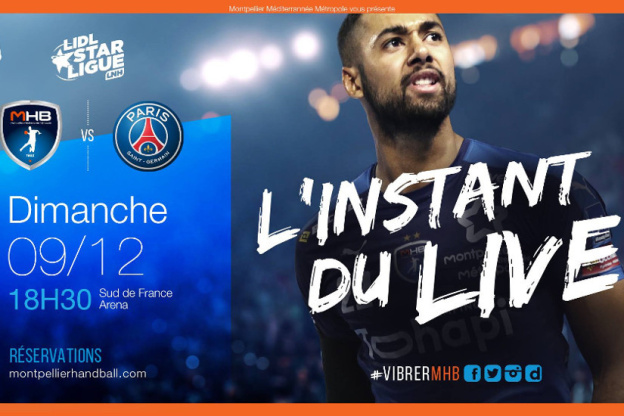 Match Handball MHB - Paris à la Sud de France Arena
