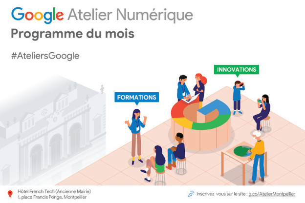 Google Atelier Numérique à Montpellier