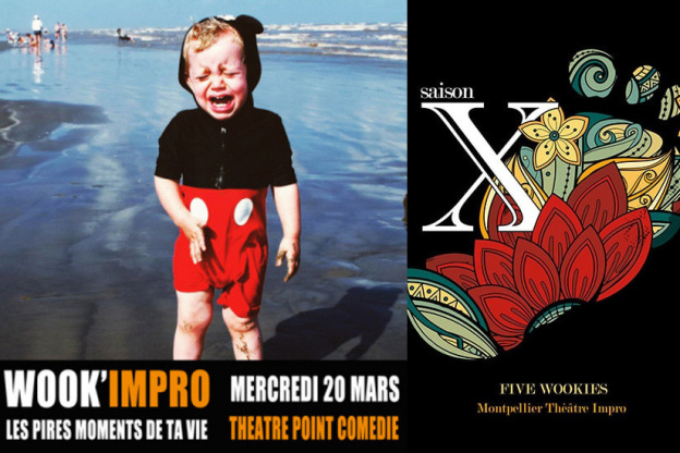 Les 5 Wookies vous invitent à leur Wook'Impro au Théâtre du Point Comédie
