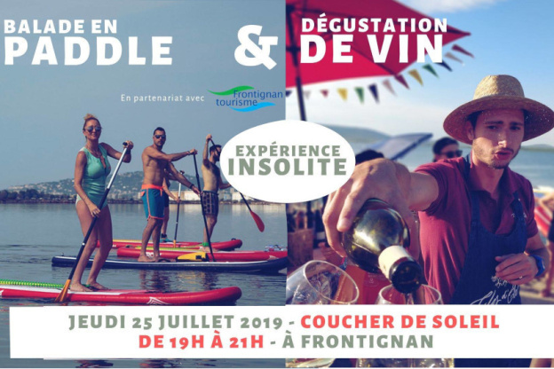 Balade Paddle & Dégustation de vin