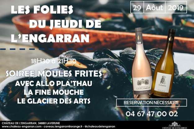 Les Folies du Jeudi - Soirée Moules Frites au Château de l'Engarran