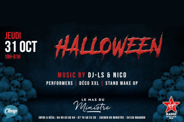 Soirée Halloween au Mas du Ministre