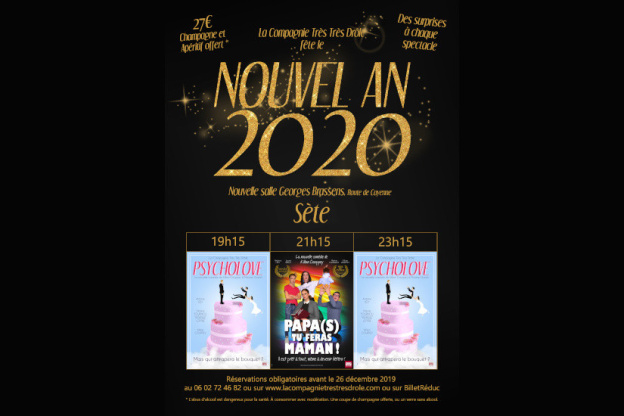 Soirée du nouvel an - Théâtre - Sète 