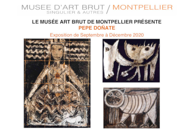 Exposition Pepe Doñate au Musée d'Art Brut de Montpellier