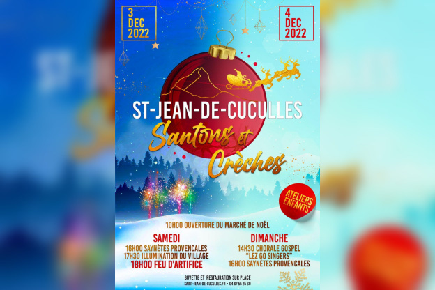Marché de Noël à St Jean de Cuculles - Santons & Crèches
