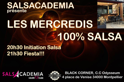 Les mercredis 100% salsa au Black Corner à Montpellier