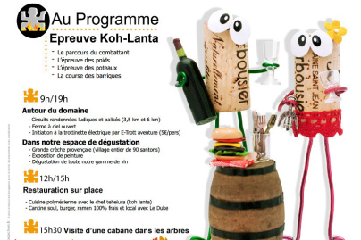 Vin'Automnal Spécial Koh-Lanta au Domaine de L'arbousier