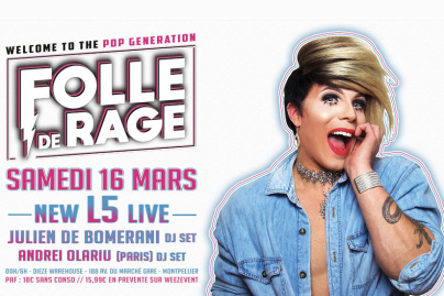 Soirée Folle de Rage - Soirée Pop Génération au Dièze Warehouse