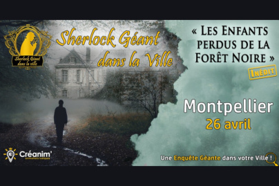 Sherlock Holmes Géant dans Montpellier