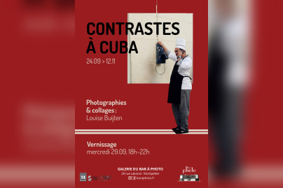 Exposition Contrastes à Cuba au Bar à Photo