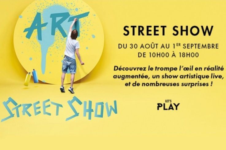 Art Street Show artistique en Live au Centre Commercial Odysseum de Montpellier