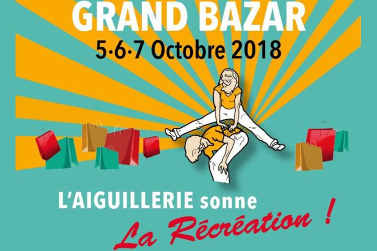 Grand Bazar d'Octobre dans le quartier de l'Aiguillerie à Montpellier