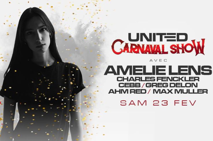 United Carnaval Show avec Amélie Lens en DJ Guest