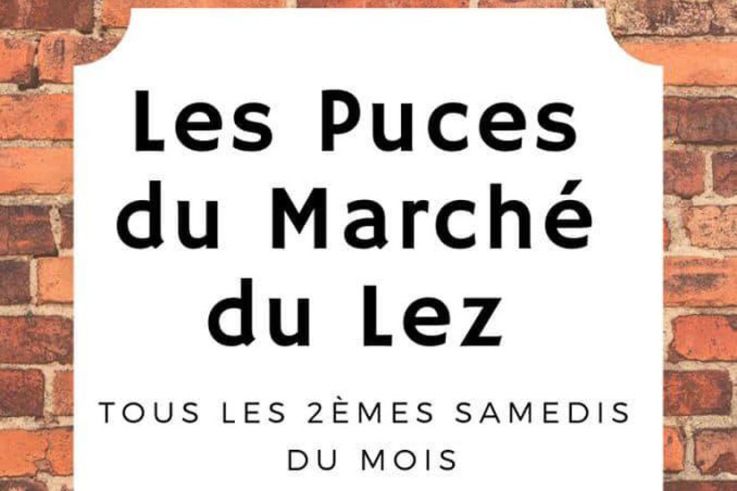 Les puces du Marché du Lez