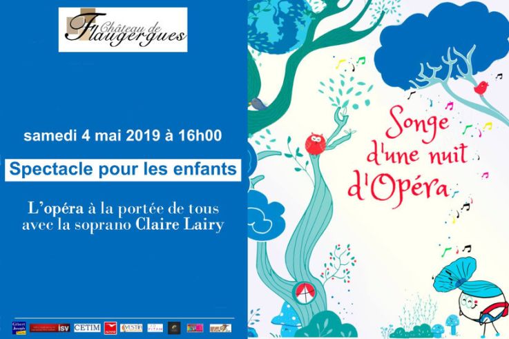 Songe d'une nuit d'Opéra - Spectacle pour enfant au Château de Flaugergues