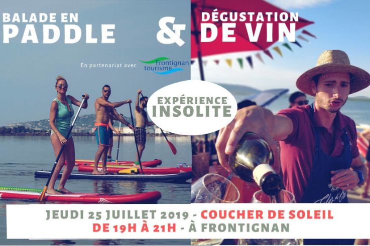 Balade Paddle & Dégustation de vin