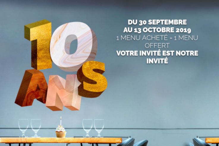 Tous au Restaurant - 1 menu acheté = 1 menu offert