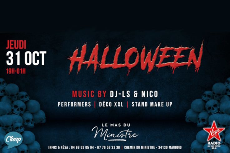 Soirée Halloween au Mas du Ministre