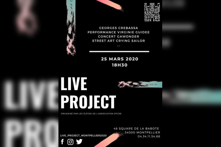 Live Project Montpellier 2020