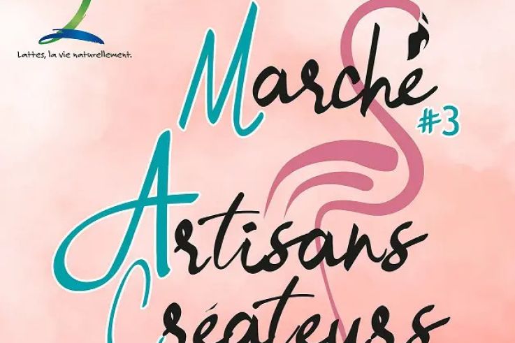 Marché d'artisans Créateurs Lattes centre