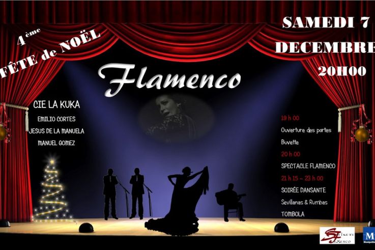 Fête de Noël. Tablao/Spectacle flamenco Cie La Kuka