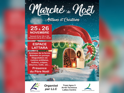 Marché de Noël à Lattes