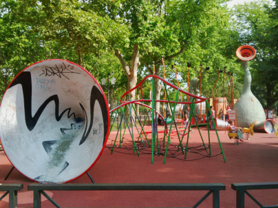 Aires de jeux extérieures gratuites pour les enfants sur Montpellier et en Métropole