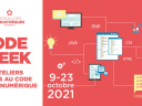 Code Week - une semaine dédiée à la programmation numérique