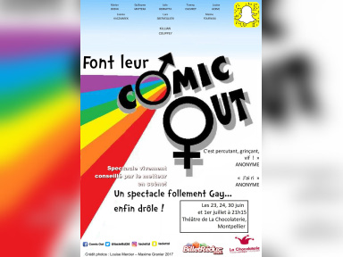 COMIC OUT, le spectacle follement gay !