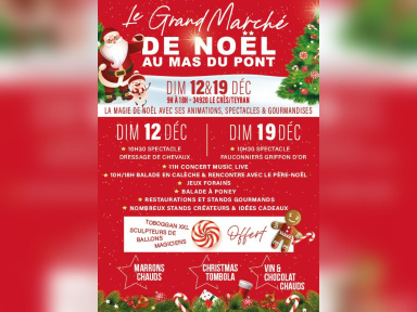 Le Grand Marché de Noël au Mas du Pont