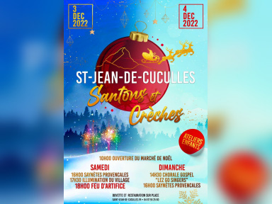 Marché de Noël à St Jean de Cuculles - Santons & Crèches