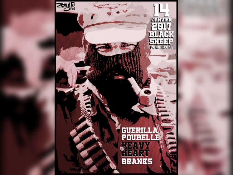 Guerilla Poubelle Heavy Heart Branks