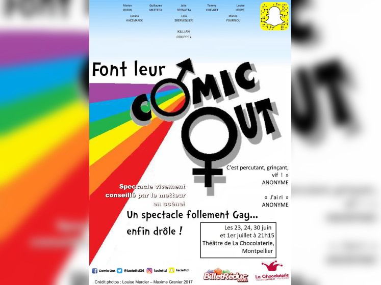COMIC OUT, le spectacle follement gay !