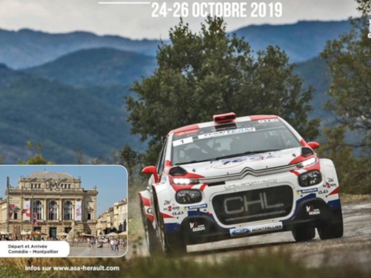 Départ et arrivée du Rallye Critérium des Cévennes à Montpellier