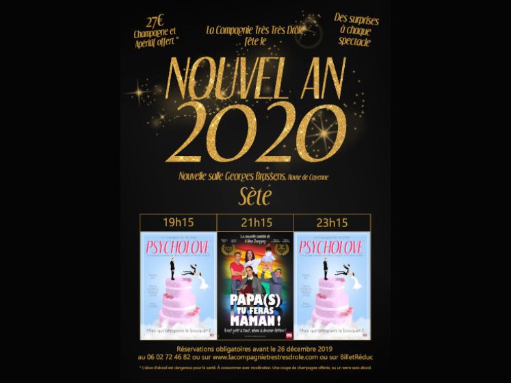 Soirée du nouvel an - Théâtre - Sète 