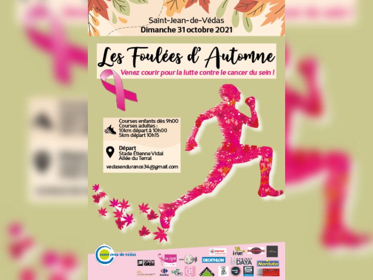 Les Foulées d'Automne - Course Solidaire à St Jean de Védas