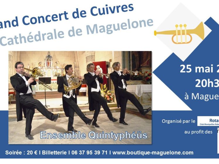 GRAND CONCERT DE CUIVRES EN LA CATHEDRALE DE MAGUELONE