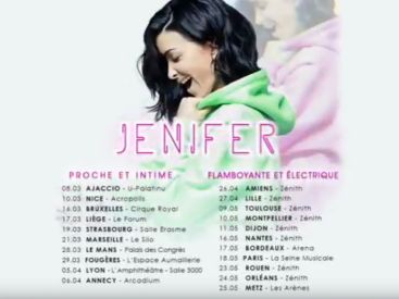 Jenifer en concert Flamboyante et Electrique