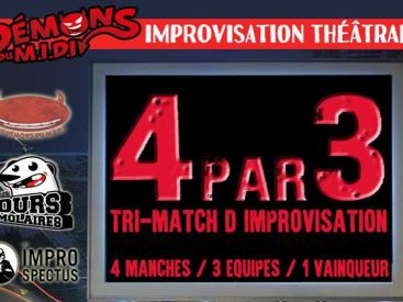 4par3 : Tri match d'improvisation théâtrale